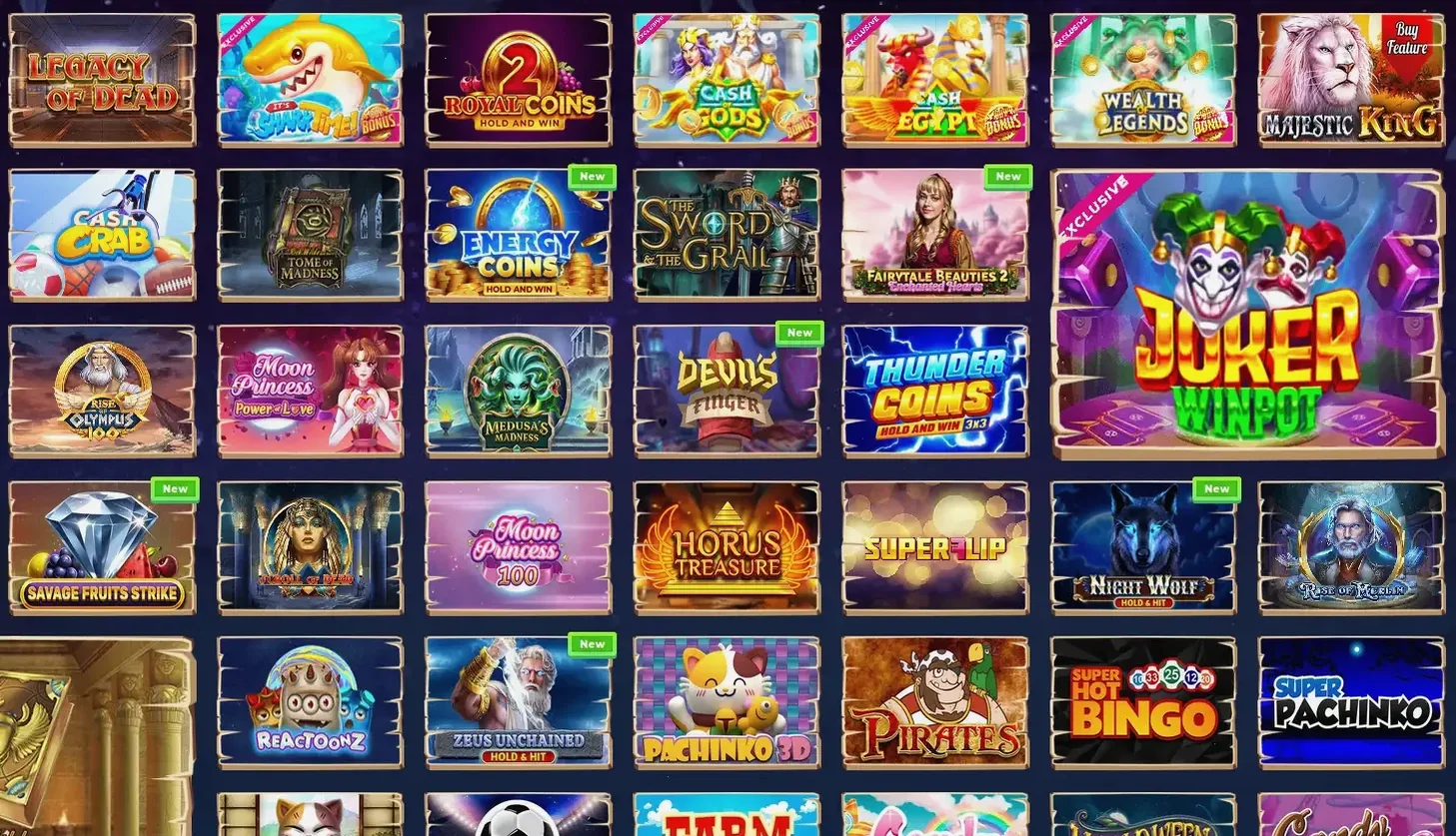 Only Spins Casino Bonus 100% bis 500 Euro plus 200 Freispiele